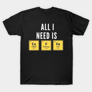 All I Need Is Coffee T-Shirt